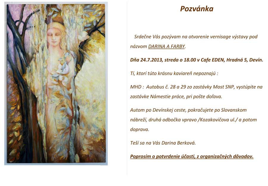 Darina Berková - výstava